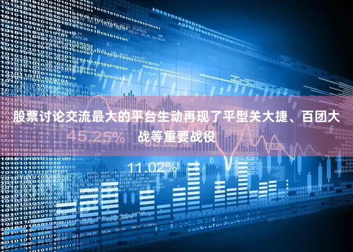 股票讨论交流最大的平台生动再现了平型关大捷、百团大战等重要战役