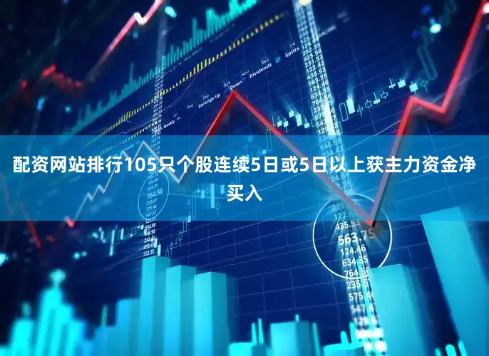 配资网站排行105只个股连续5日或5日以上获主力资金净买入